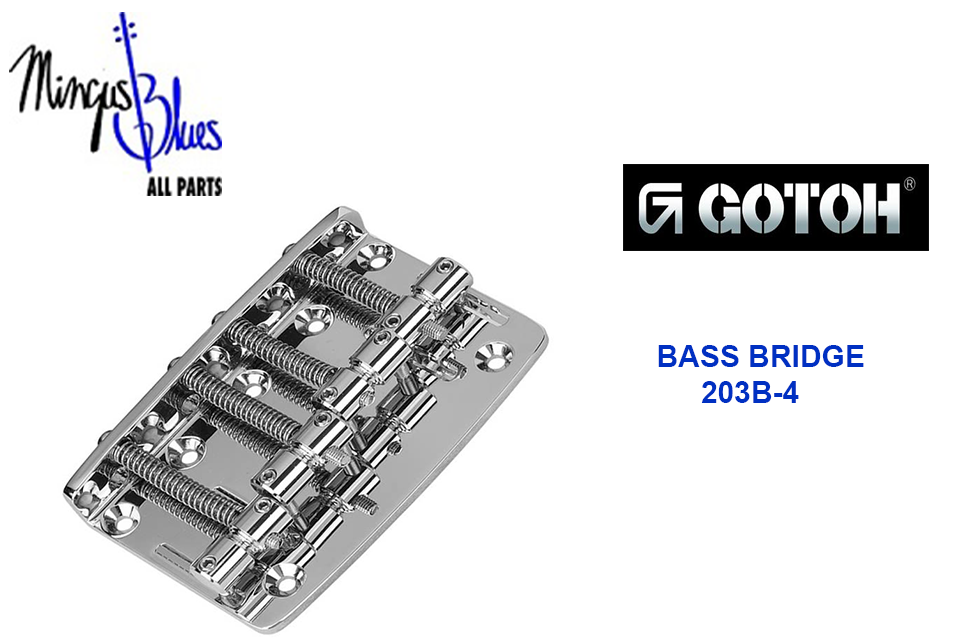 GOTOH 203B-4 PUENTE DE BAJO ELÉCTRICO 4 CUERDAS – CR – Mingus Blues ...